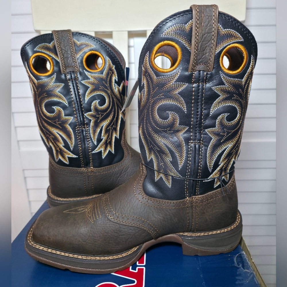 Durango 11" Rebel Performance Western Boot Broad Square Toe DDB0499 Men Size 7.5 - Picture 5 of 8